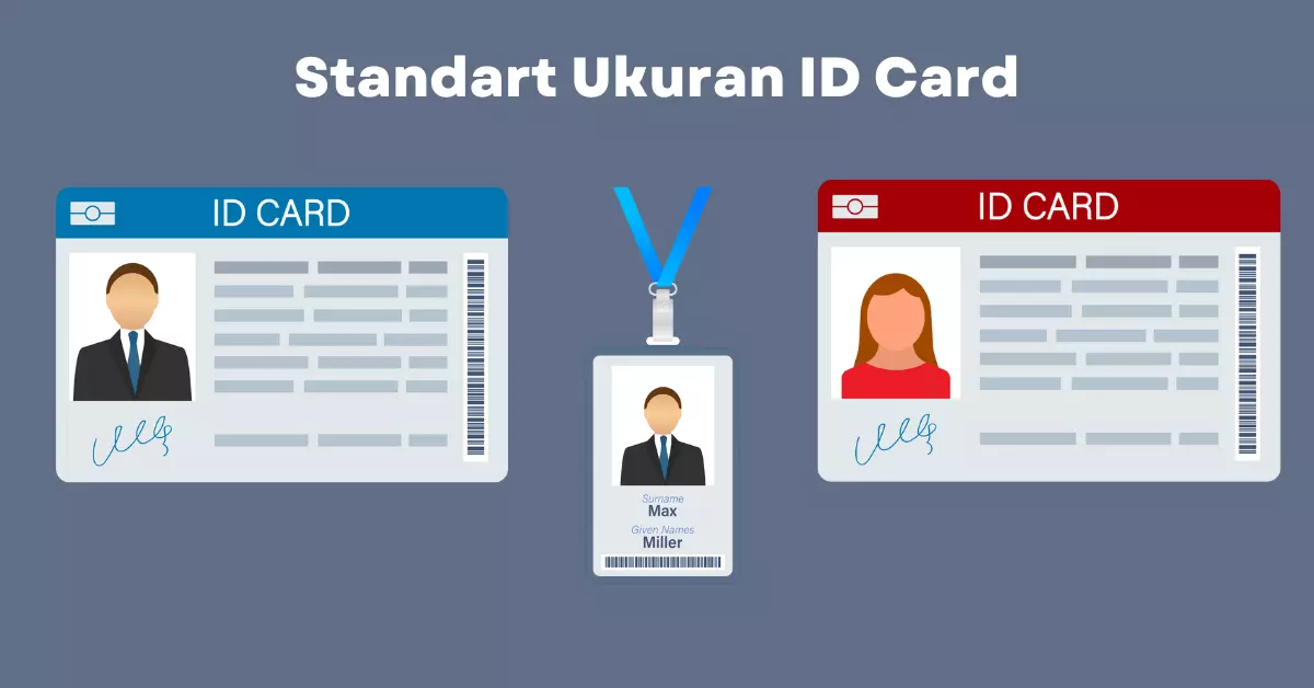 standart ukuran id card